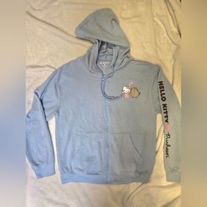 Hello Kitty x Pusheen Blue Hoodie